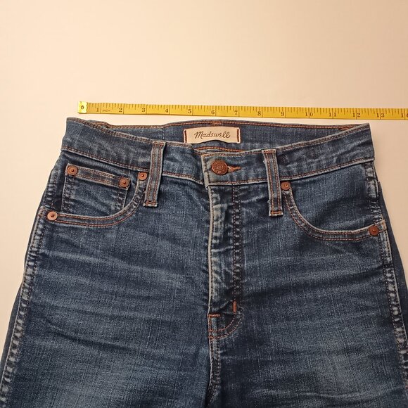 Madewell Jeans Size 24/0 Mid Rise Skinny Leg Medium Wash - Picture 6 of 9